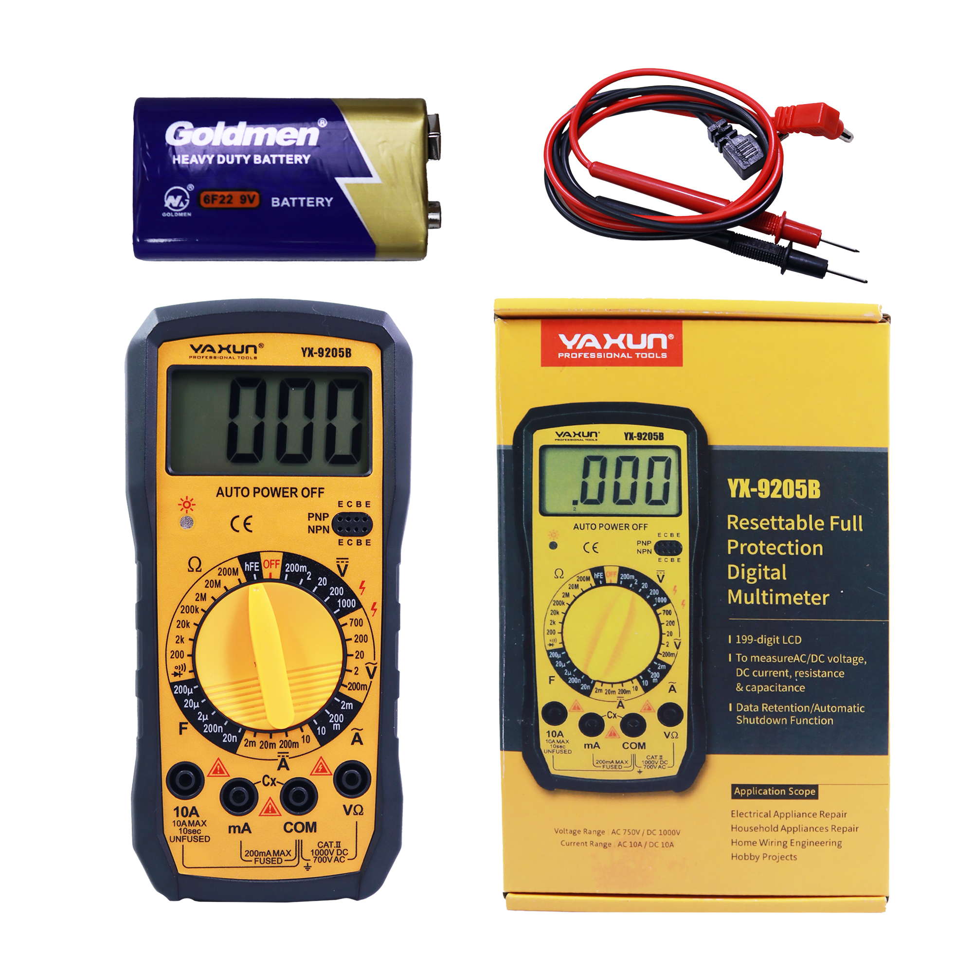 MULTITESTER YAXUN YX9205B ORIGINAL